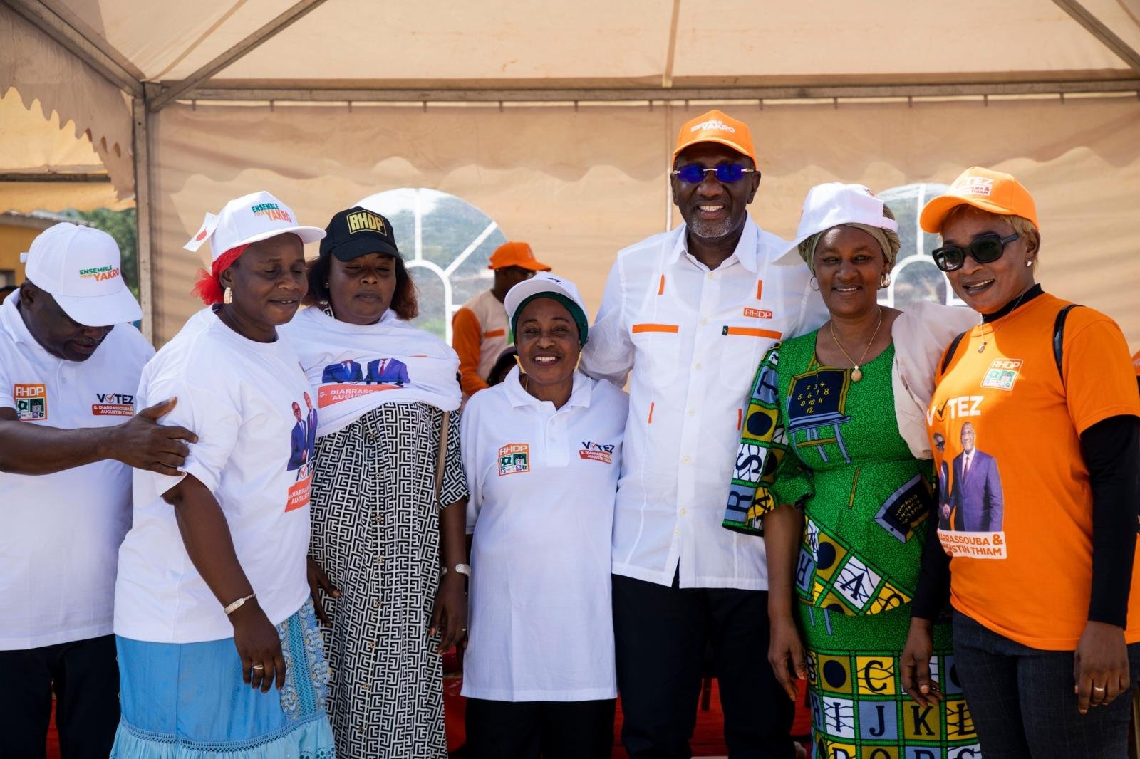 👉 Les femmes du Vivrier et le monde agricole avec le RHDP-Yakro !