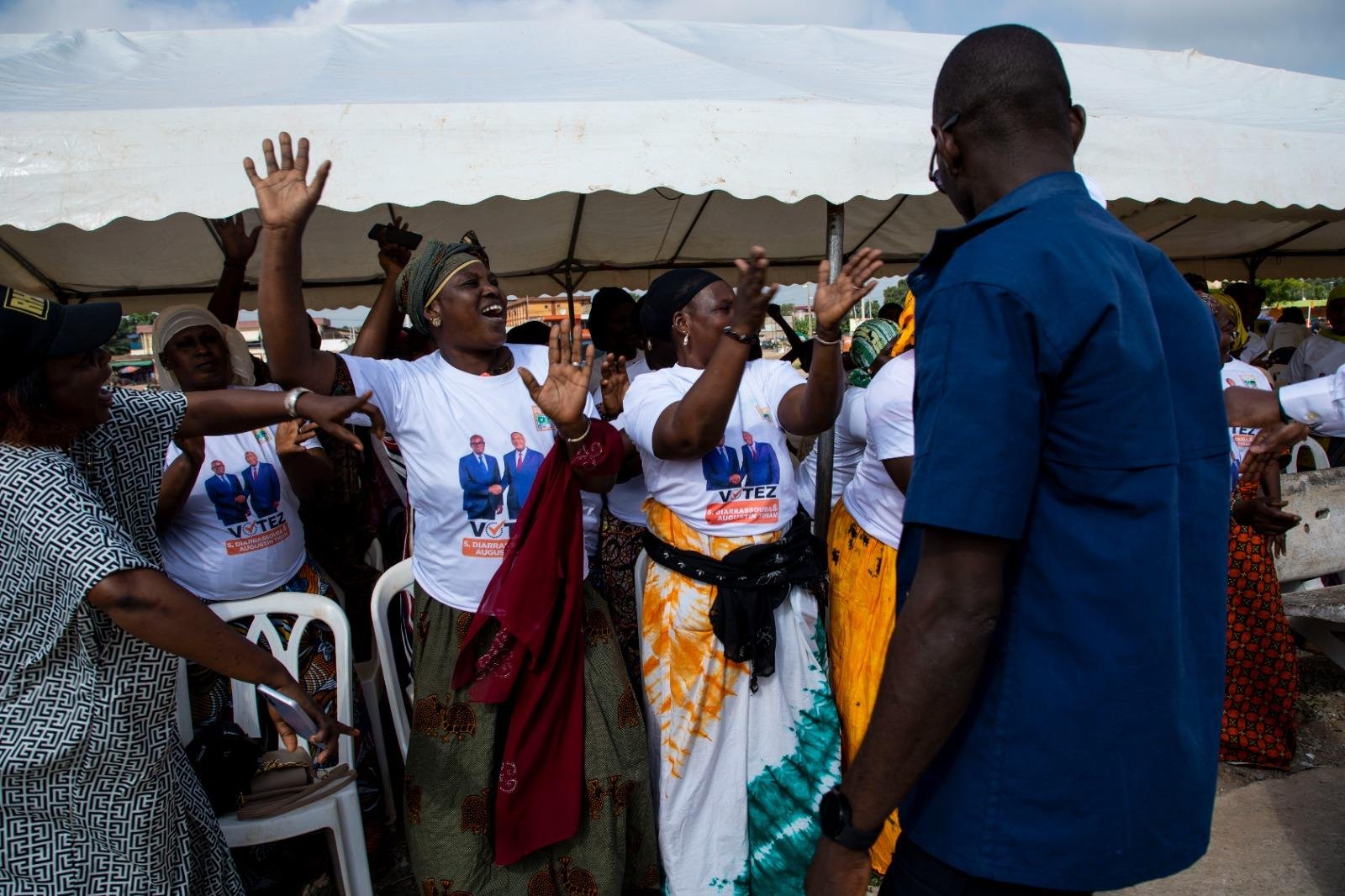 👉 Les femmes du Vivrier et le monde agricole avec le RHDP-Yakro !