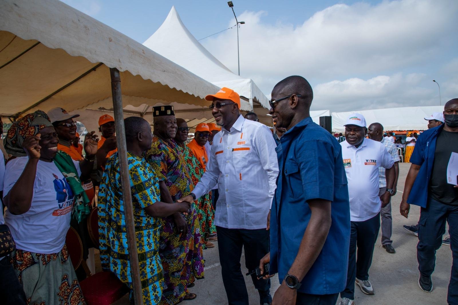 👉 Les femmes du Vivrier et le monde agricole avec le RHDP-Yakro !
