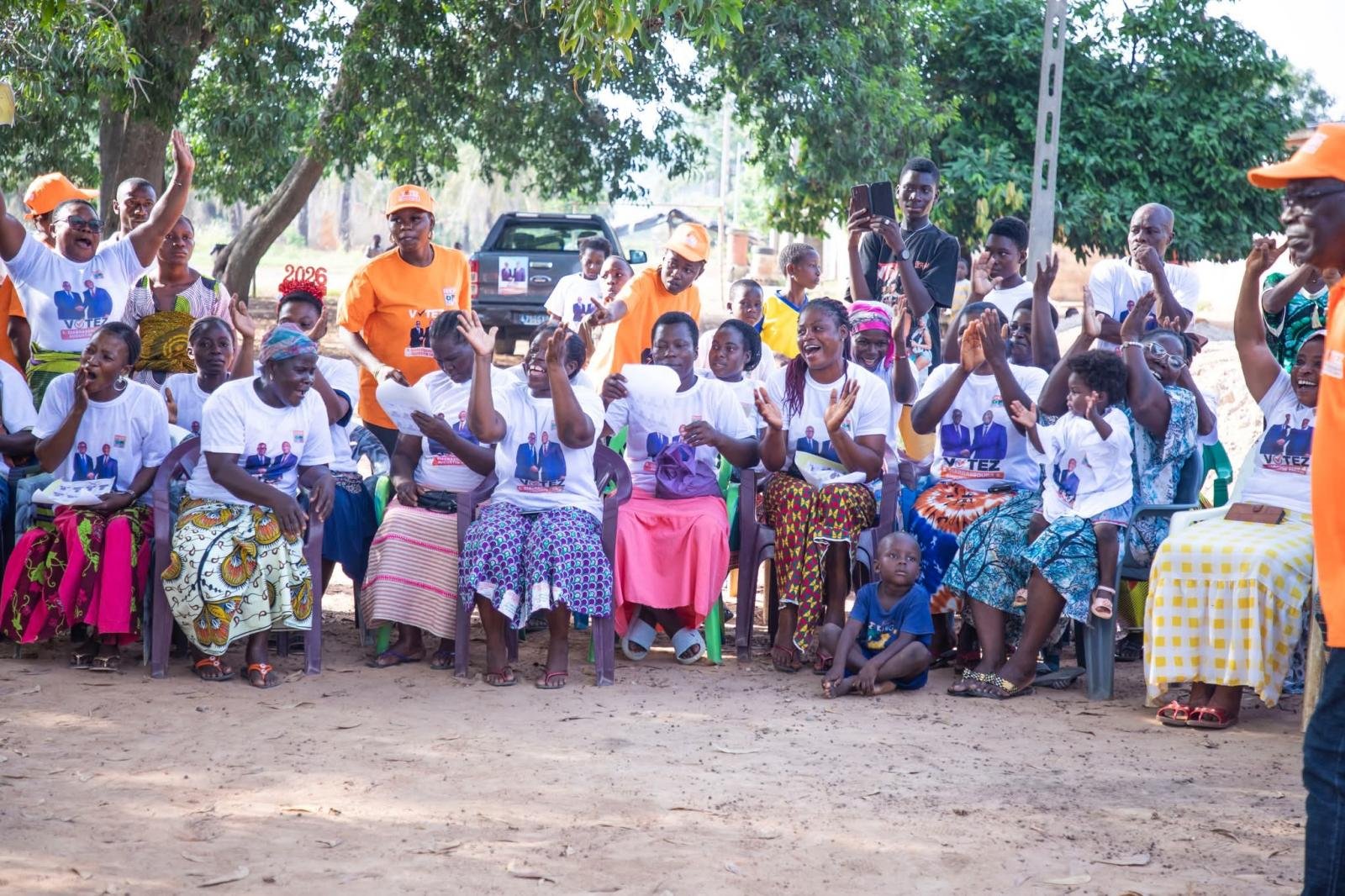 Rencontre avec les populations de N’gattakro, Sahabo, Bonzi, Kikro  et Abouakouassikro