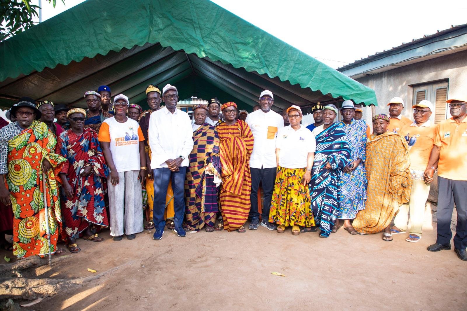 24 communautés du Grand Centre soutiennent les candidats RHDP-Yakro